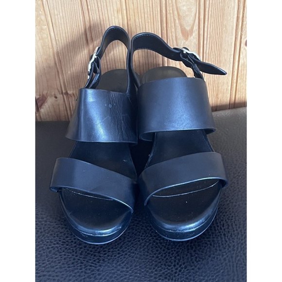 Aerosoles- Carimma Platform Black Sandal- SZ 4.5M - Picture 2 of 12